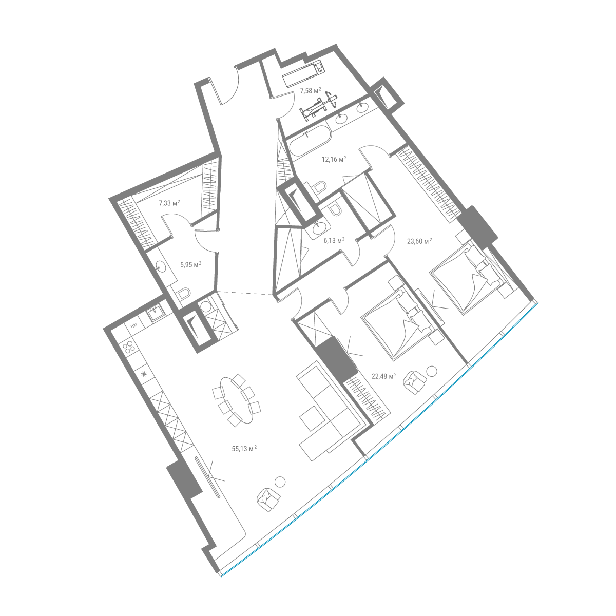 Москва Сити Купить Квартиру 4 Комнатную